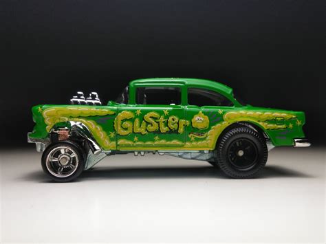 Chevy Bel Air Gasser Hot Wheels Custom Real Rubber Etsy