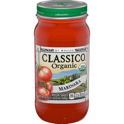 Classico Organic Marinara Pasta Sauce 24 Oz Jar Classico® Pasta Sauce