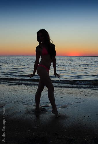 Sunset Silhouette Keansburg Beach Keansburg Nj Isaac Lebowitz