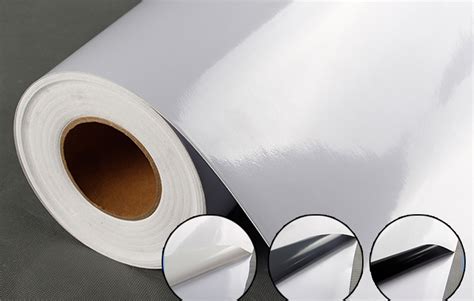 Printable Pvc Polymeric Vinyl Removable Grey Glue Self Adhesive Vinyl