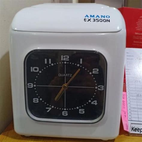 Jual Mesin Absensi Amano Ex 3500 N Shopee Indonesia