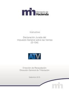 Instructivo Declaración Jurada del Impuesto General sobre