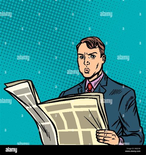 Serious Newspaper Stock Vector Images Alamy