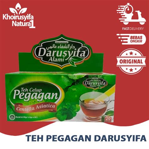 Jual Teh Celup Daun Pegagan Darusyifa Darrusyifaa Daru Syifaa