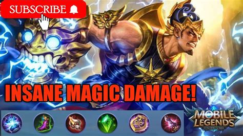 Gatotkaca Amazing Magic Build Push Rank Mobile Legend Bang Bang YouTube