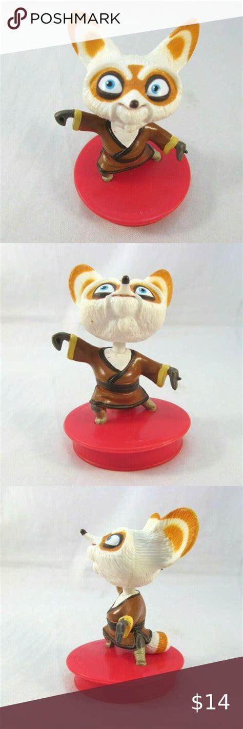 Movie Cup Topper Kung Fu Panda Master Shifu Bobble Head Figurine