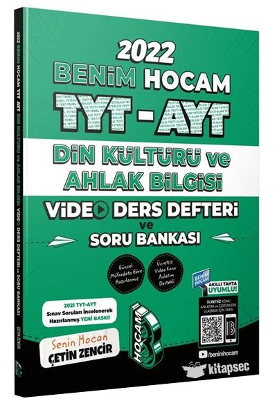 Tyt Ayt Din K Lt R Ve Ahlak Bilgisi Video Ders Defteri Benim Hocam