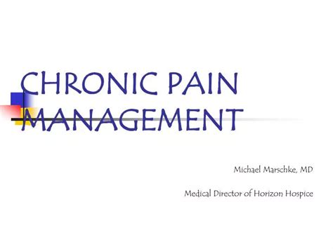 Ppt Chronic Pain Management Powerpoint Presentation Free Download Id 306740