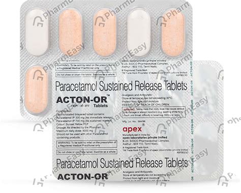 Acton Or 1 G Tablet 10 Uses Side Effects Price Dosage PharmEasy