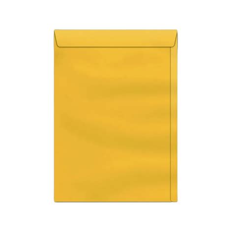 Envelope Saco Kraft Ouro 229x324mm 80g Caixa C 100 Unidades Scrity