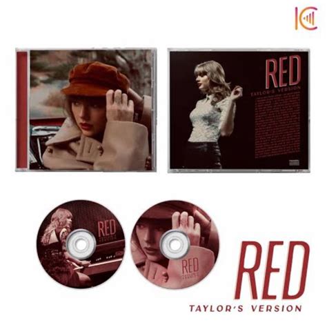 Jual Cd Taylor Swift Red Taylors Version 2021 Album Taylor Swift Red