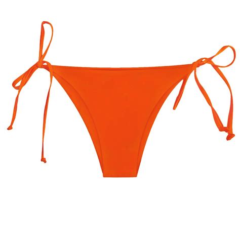 BOLD BIKINI Quần bơi màu cam gạch dáng tam giác cột dây hai bên hông BigBuy bigbuy vn