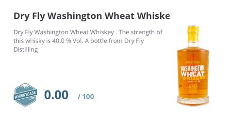 Dry Fly Washington Wheat Whiskey Ratings And Reviews Whiskybase