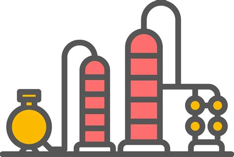 Vector Illustration Of Chemical Plant Icon 24291233 Vector Art At Vecteezy