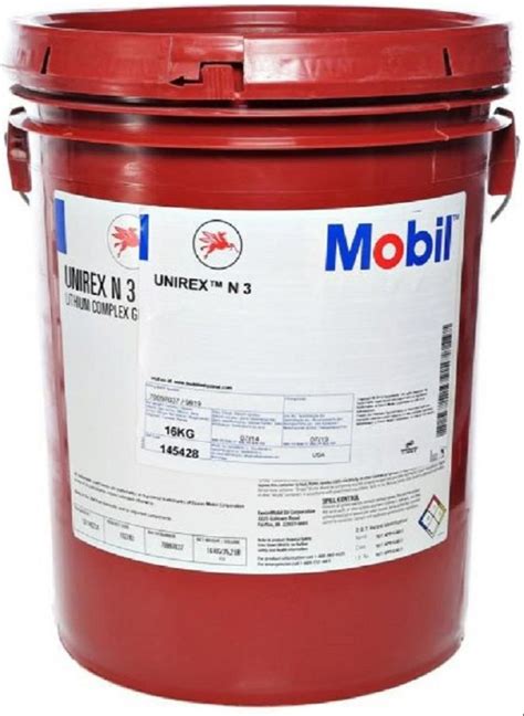 Lithium Complex Mobil Unirex N3 High Temperature Bearing Grease For