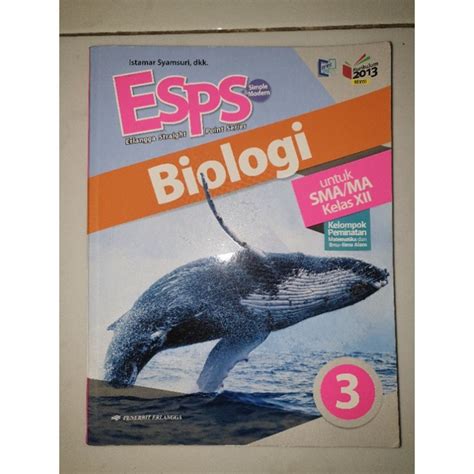 Jual Buku Esps Biologi Sma Kelas X Xi Xii Penerbit Airlangga