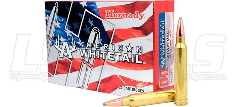 Cartuchos Hornady American Whitetail 300 Winchester Magnum 150 Grains Interlock Sp