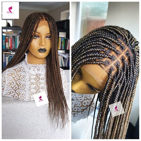 Knotless Braids Colour 27 Mix Short Lenght Box Braided Wig Eminado Hair