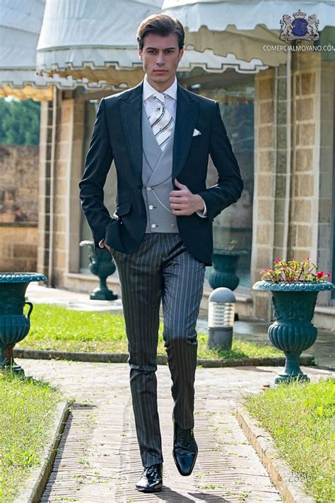 Bespoke Black Wedding Suit Style Mario Moreno Moyano Anzug