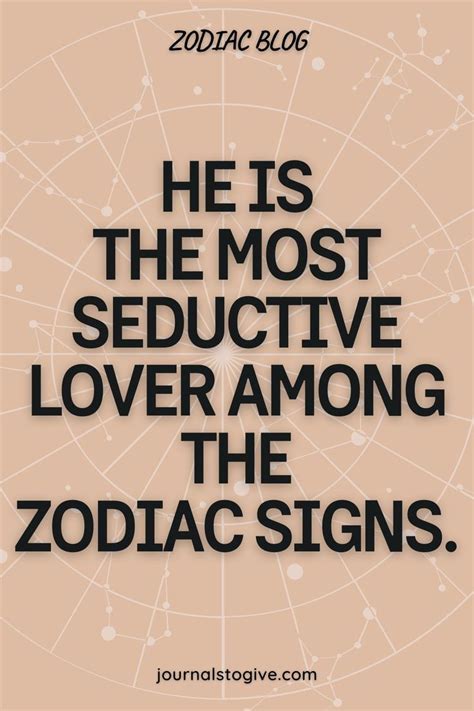 He Is The Most Seductive Lover Among The Zodiac Signs He Loves