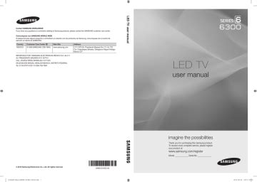 Samsung 6300 Series C6 LED 6300 Series Manual De Usuario Manualzz