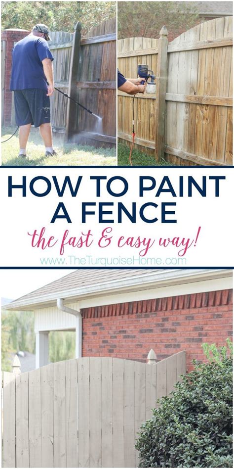 How To Paint A Wood Fence The Fast And Easy Way Mad Skills Party