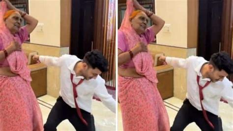 Dadi Viral Dance With Grandson Going Viral Instagram Reels Viral Social Media Viral Video Today