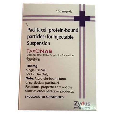 Nab Paclitaxel Zydus Taxonab 100 Mg Injection At Rs 3000 Vial In North