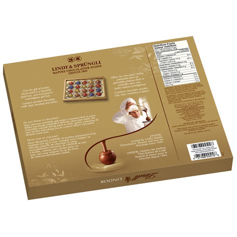 Lindt LINDOR Prestige Assorted Chocolate Truffles Gift Box, 250g – Lindt Chocolate Canada