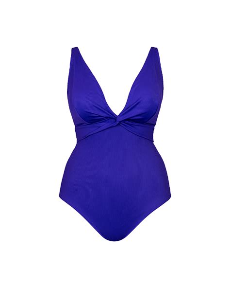 Twist Shout Non Wired Swimsuit Ultraviolet TKD Lingerie