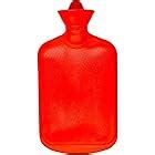 Amazon SteadMax 2 Pack Hot Water Bottles 2L 68oz Natural Rubber BPA Free Durable