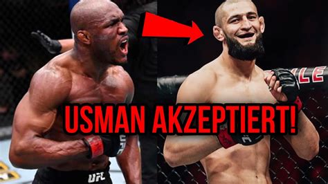 Omg Kamaru Usman Akzeptiert Kampf Gegen Khamzat Chimaev Khamzat