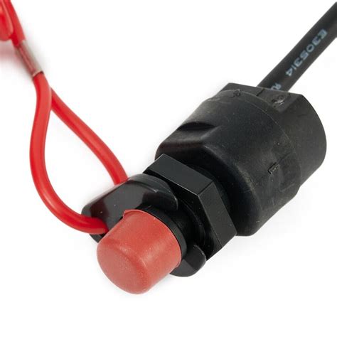 Boat Outboard Engine Motor Kill Stop Switch With Safety Tether Lanyard