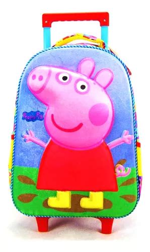 Mochila De Rodinha Peppa Pig 16 3d Color Ref 5540 Xeryus MercadoLivre