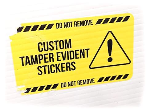 Get Secure With Tamper Evident Stickers A Comprehensive Guide