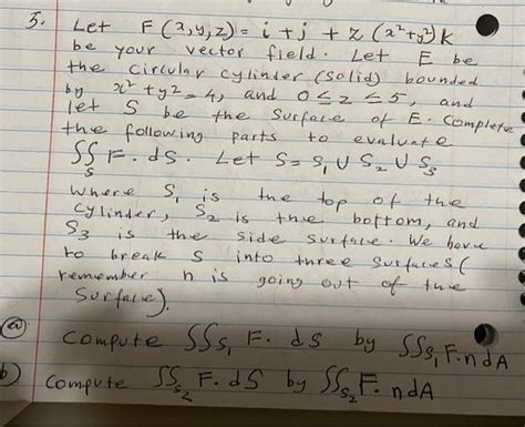 Solved G By Let F 2 Y Z I J Z X² Y2 K Be Your