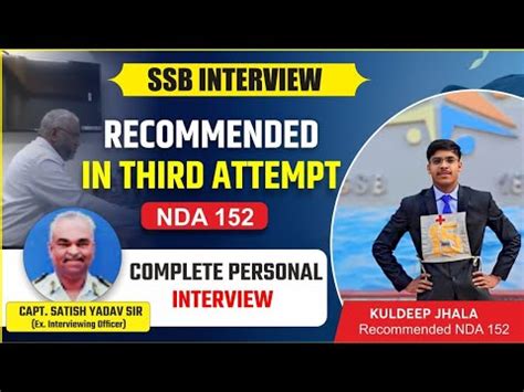 SSB Mock Interview Of Recommended Candidate SSB Interview Mock