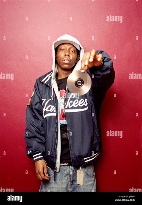 Portrait Of Dizzee Rascal English Rapper And Record Producer On 24th