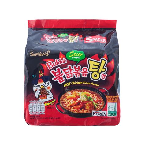 Samyang Buldak Hot Chicken Ramen ซมยง บลดก ฮอตชคเกน ราเมง 145 กรมx5 ซอง เลอกสตร
