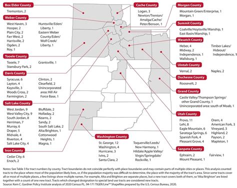 Blog Whats New In Utahs Census 2020 Geography Kem C Gardner