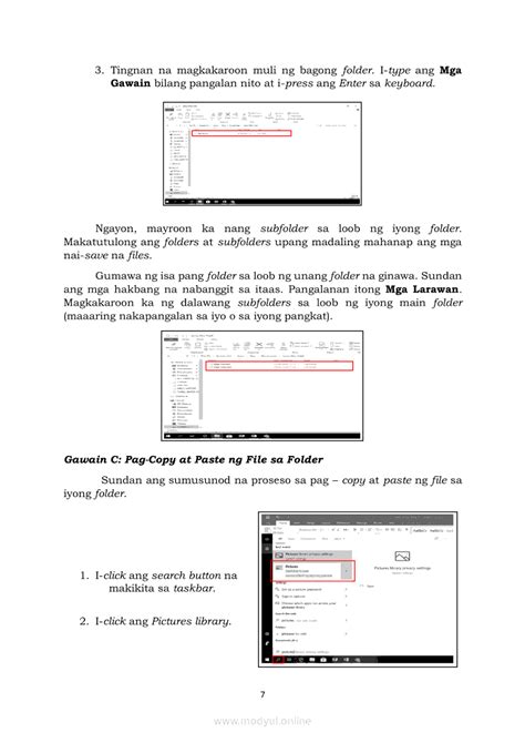 EPP ICT Markahan 4 Modyul 3 ANG COMPUTER FILE SYSTEM Grade 4 Modules