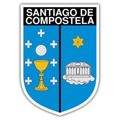 Adhesivo Escudo Santiago De Compostela