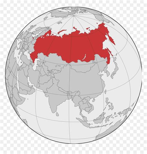 Russia Map, HD Png Download - vhv