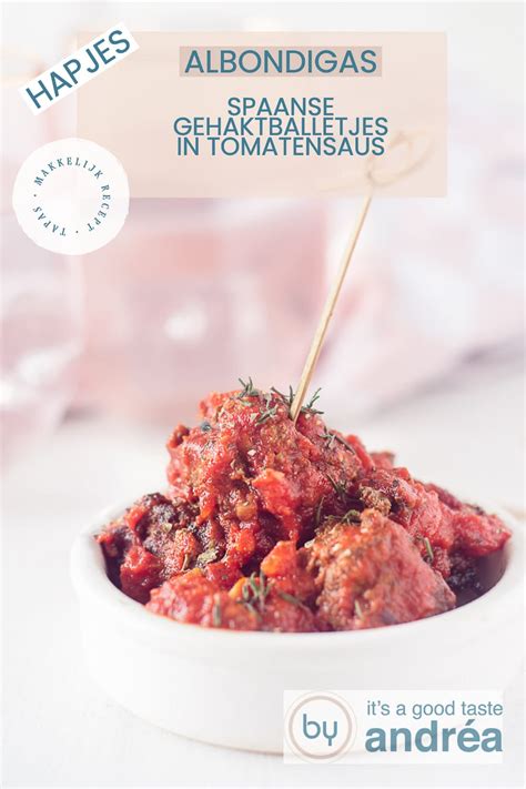 Albondigas Spaanse Tapas Gehaktballetjes In Een Tomatensaus By