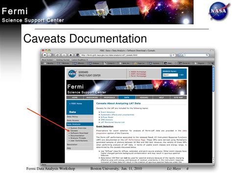 PPT FSSC Science Tools Data Selection And Caveats PowerPoint