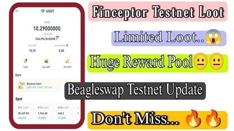 New Testnet Offer Finceptor Testnet Huge RewardPool