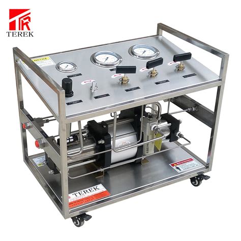 Terek Double Acting High Pressure Nitrogen Gas Booster And Compressors Unit Nitrogen Gas Booster