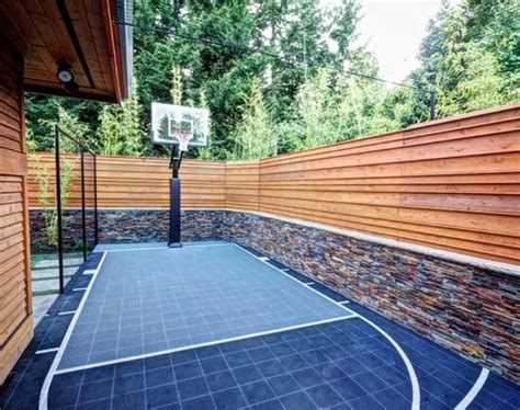 Pin By Ryan W On Hoops Of The World Basketball Court Backyard Backyard Court Backyard Basketball