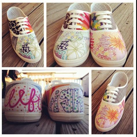 Diy Sneakers Sharpie Shoes Embroidery Shoes