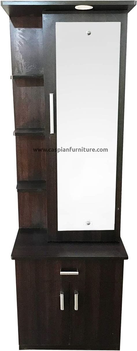 Caspian Furniture Engineered Wood Dressing Table With Mirror Storage